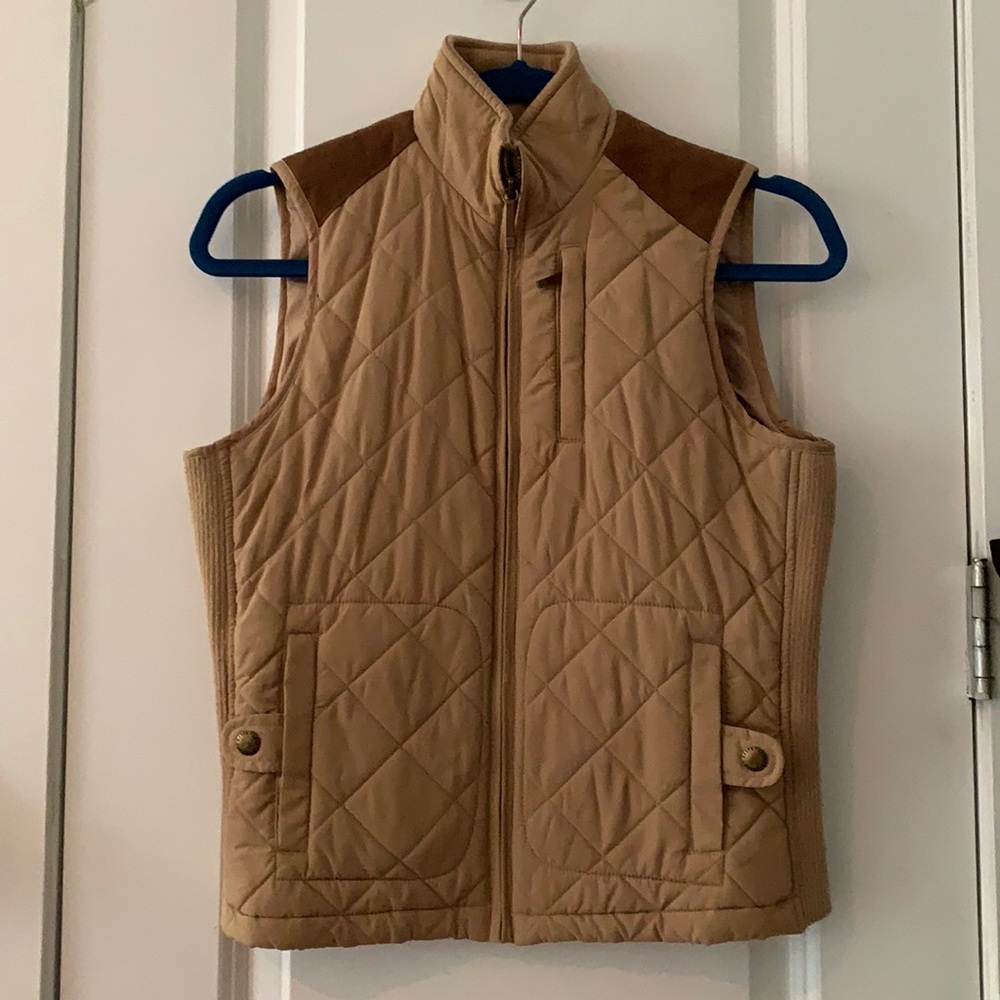 Lauren BY Ralph Lauren Petite Brown Puffy Vest